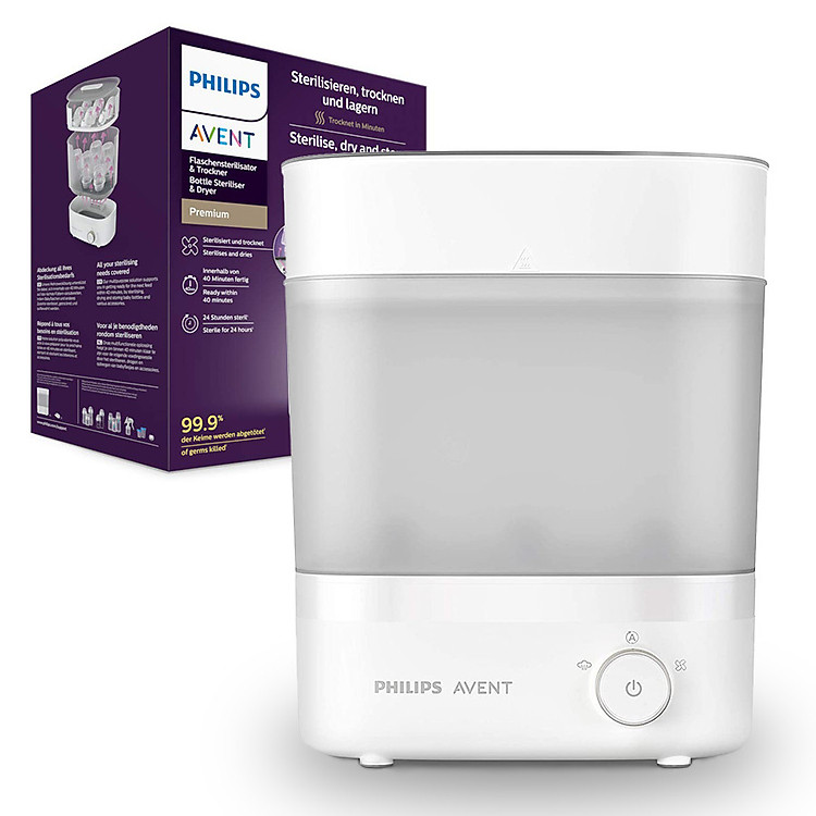 Mua tại Lazada: Máy Tiệt Trùng Sấy Khô Bình Sữa PHILIPS AVENT Chính hãng, giá tốt