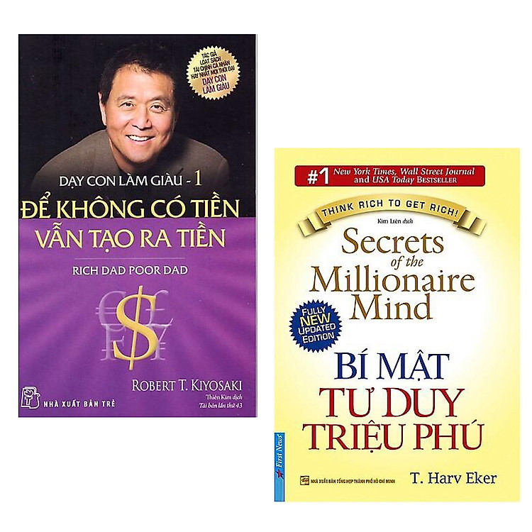 Combo Sách Hay Về Kinh Doanh và Tư Duy Triệu Phú