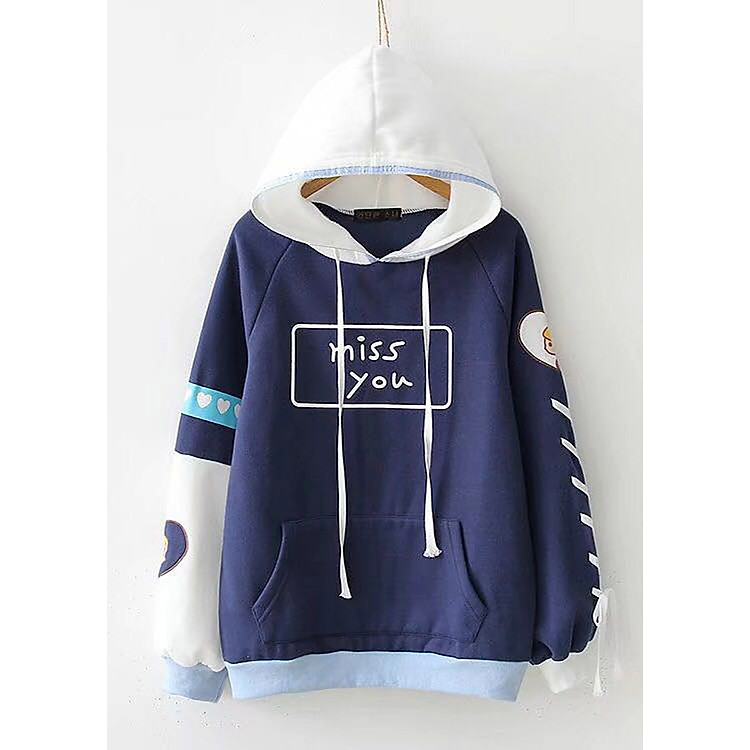 Áo Khoác Hoodie Nữ Miss You 654