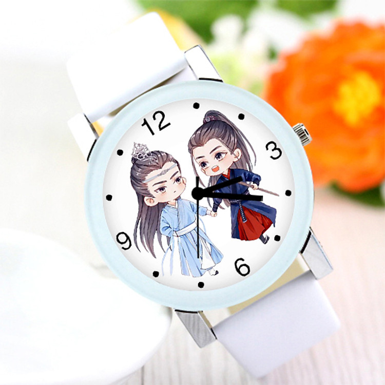 Đồng hồ hình chibi Trần Tình Lệnh Lam Trạm Ngụy Anh