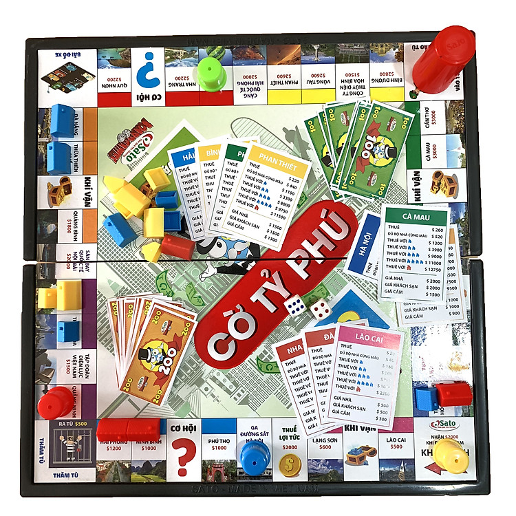 Mua Cờ Tỷ Phú Việt Nam Monopoly Địa Danh Chính hãng Giá rẻ - Hình ảnh 2