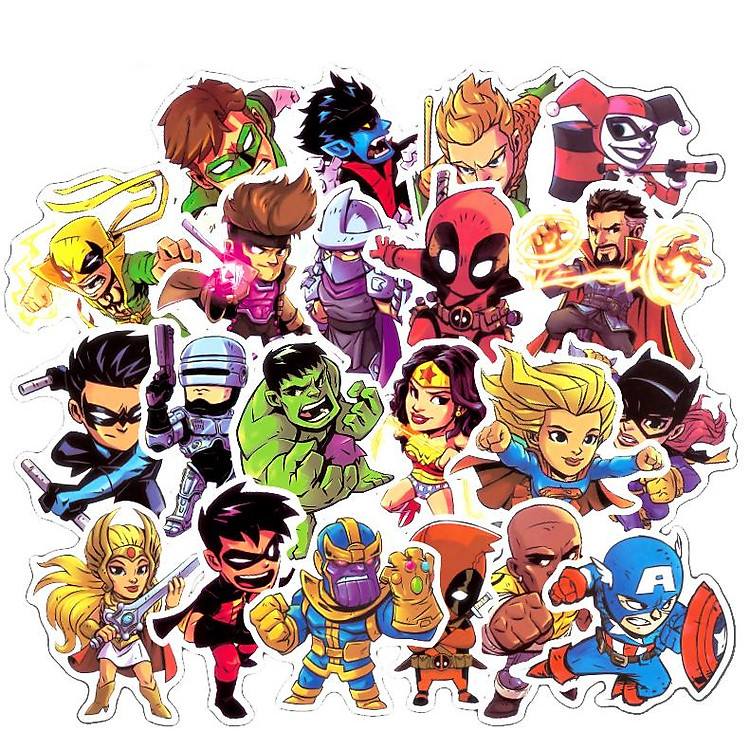 Sticker - Bộ 50 Miếng Dán