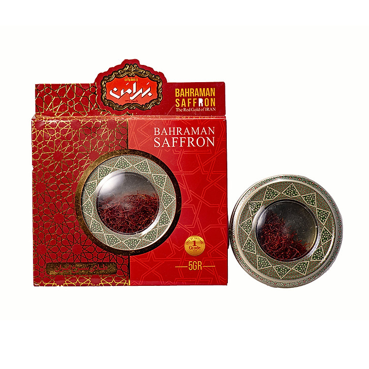 Nhụy hoa nghệ tây Iran Bahraman Saffron ( hộp thiếc 5gram )