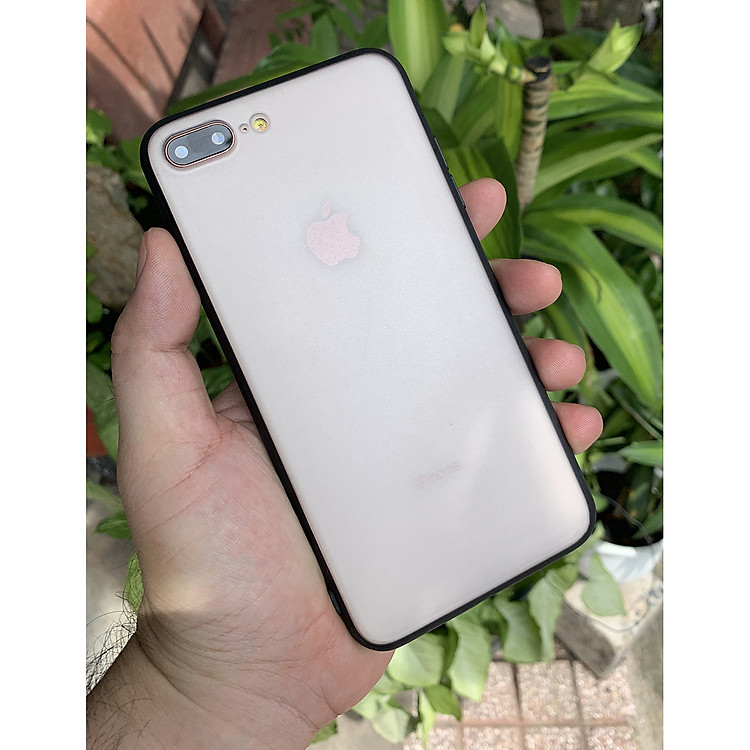 Ốp lưng viền dẻo đen sần cao cấp giành cho iPhone 7 Plus vs iPhone 8 Plus