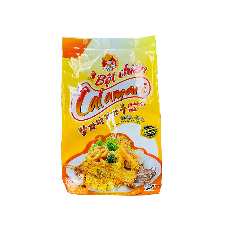 Bột chiên Tempura Hải Sản, Rau Củ Quả Calamari - Nguyên liệu nhập khẩu Hàn Quốc