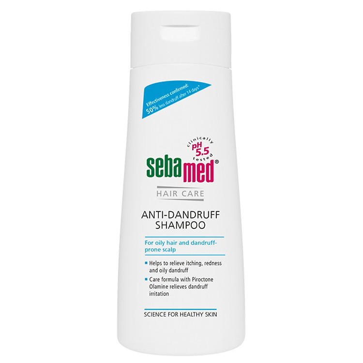 Dầu Gội hỗ trợ Trị Gàu pH5.5 Sebamed Anti-Dandruff Shampoo SSS03C (200ml)