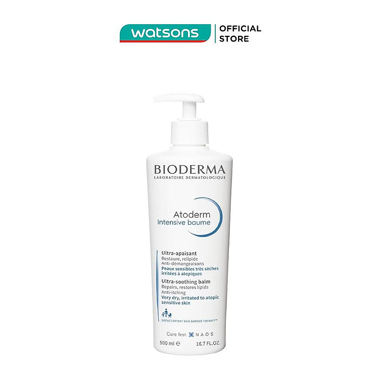 Kem Dưỡng Ẩm Bioderma Atoderm Intensive Baume 500ml