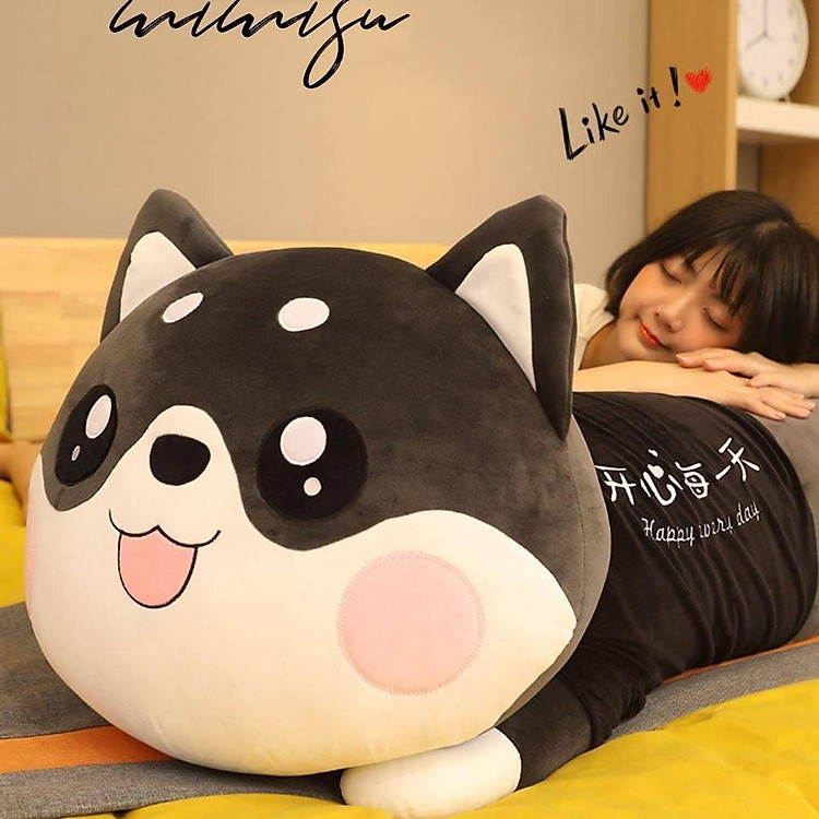 Gấu Bông Mèo Xám Dễ Thương cute đáng yêu quà tặng ý nghĩa