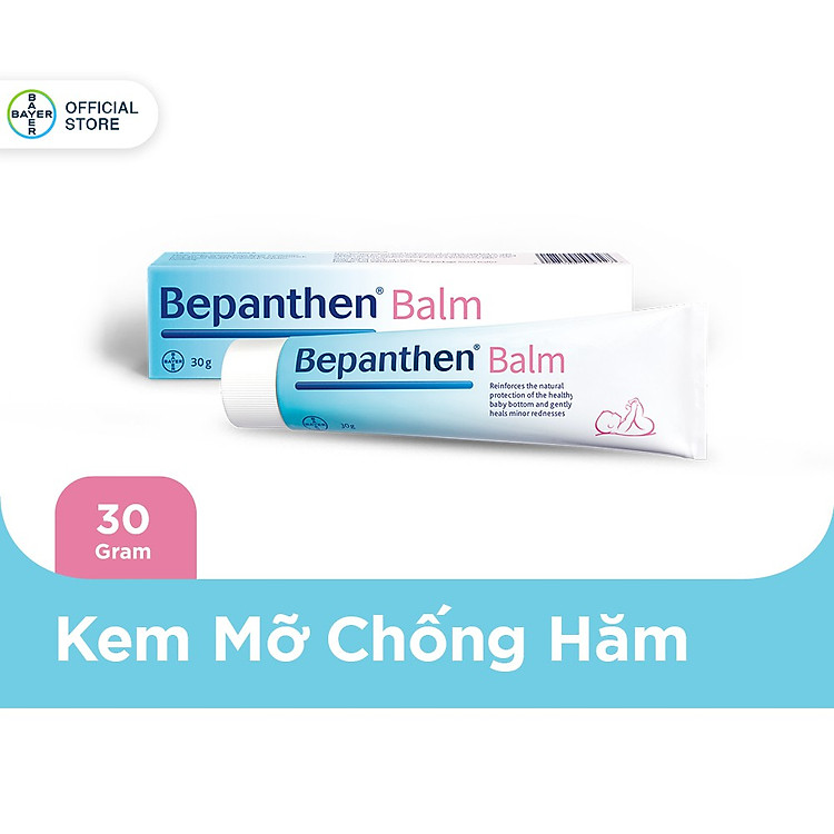 Kem Chống Hăm Bepanthen Balm Dạng Kem Mỡ 30G/Tuýp