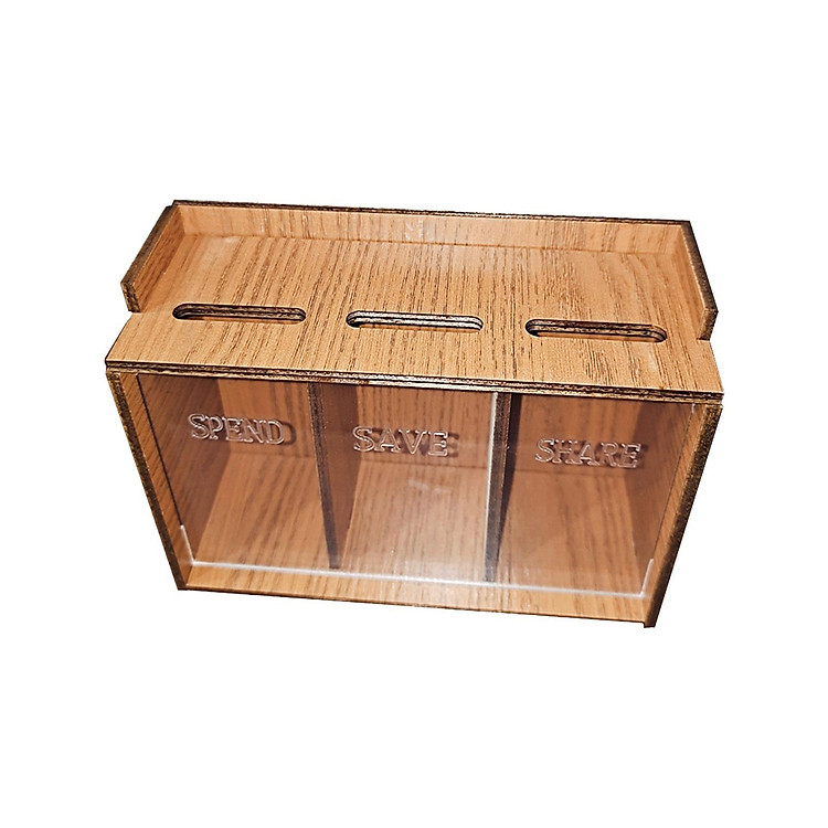 Coin Bank Money Bank Money Saving Box Desk Dorm Boys Girls Wooden Piggy Bank