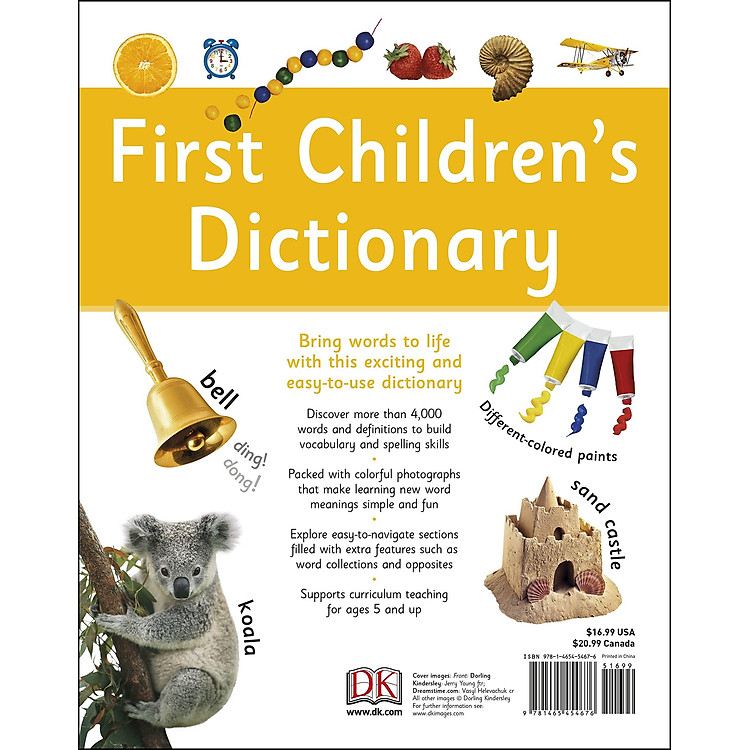 First Children's Dictionary: A First Reference Book For Children - Ảnh 7