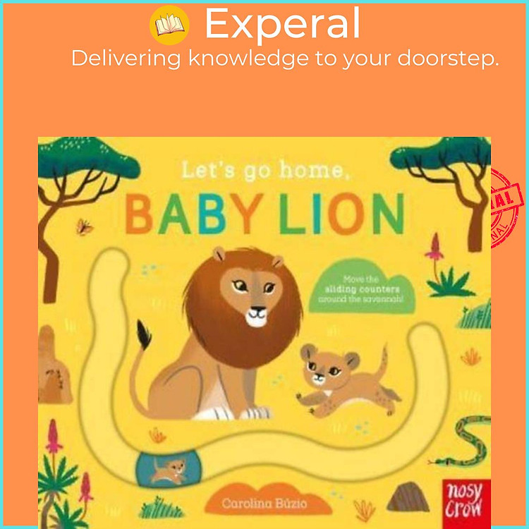 Sách - Let's Go Home, Baby Lion by Carolina Buzio (UK edition, boardbook)