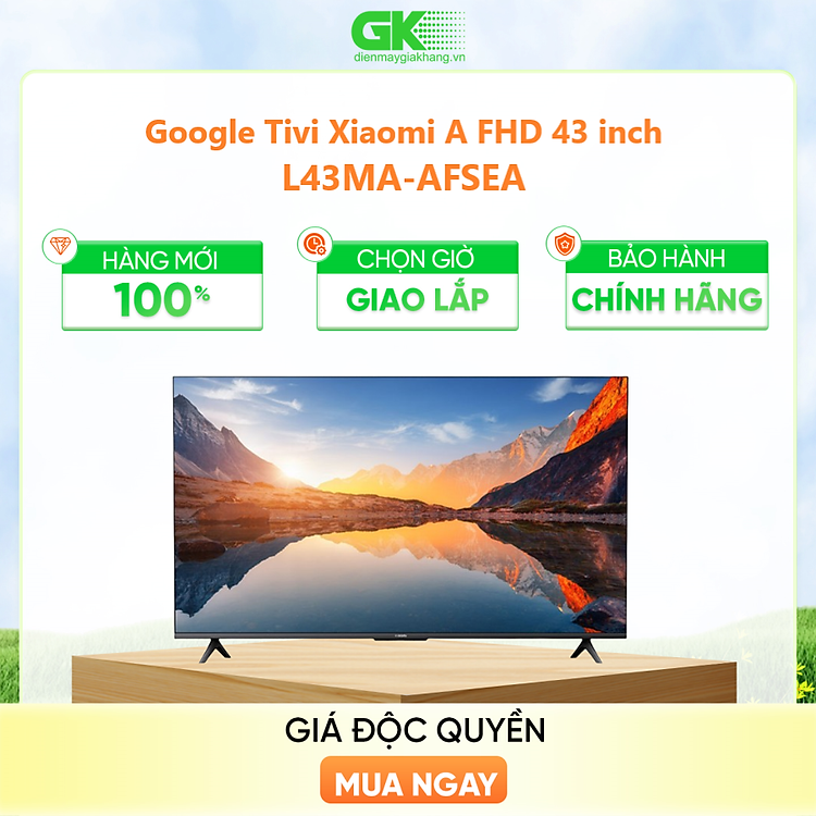 Google Tivi Xiaomi A FHD 43 inch L43MA-AFSEA - Hàng Chính Hãng - Chỉ Giao HCM
