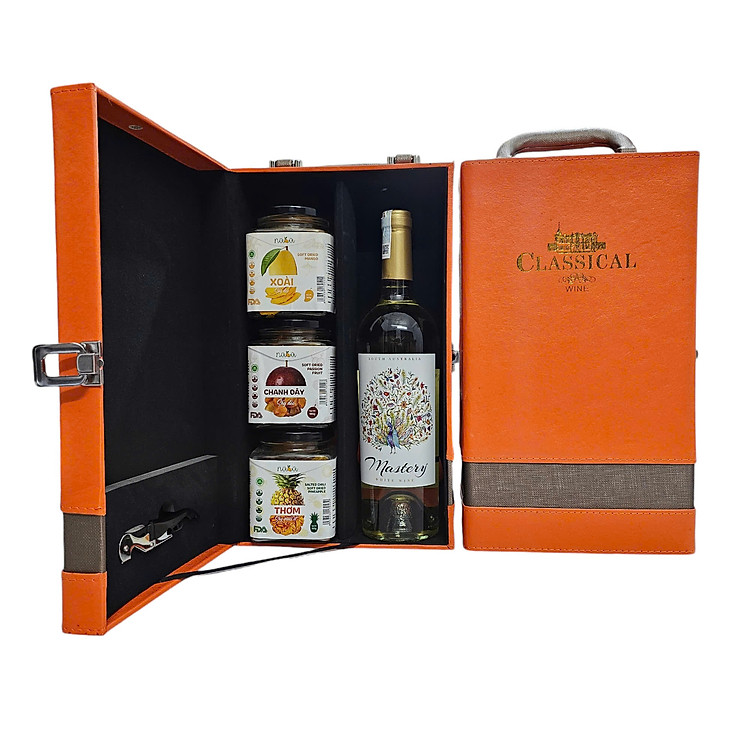 HỘP DA RƯỢU & TRÁI CÂY SẤY – MÓN QUÀ Ý NGHĨA 2026
