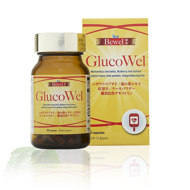 TPCN Bewel Glucowel hỗ trợ điều trị tiểu đường - Tặng Balo dã ngoại 10L ARPENAZ