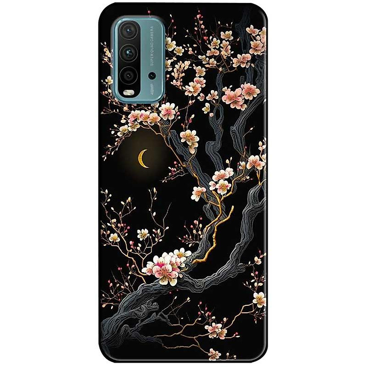 Ốp lưng Redmi 9T - 13C - 13 4G - Redmi Note 13 4G - Note 13 Pro 4G - Note 13 Pro 5G - Đào Đêm Đẹp - Hàng Chính Hãng