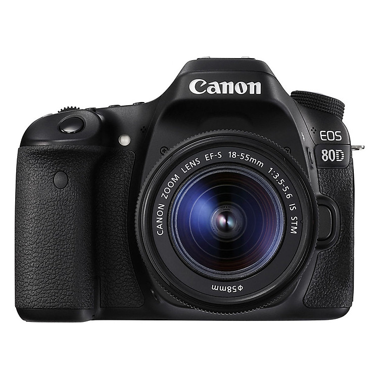 Máy Ảnh Canon EOS 80D Kit 18-55mm IS STM - Hàng Chính Hãng (Tặng Thẻ 16GB + Túi Máy + Tấm Dán LCD)