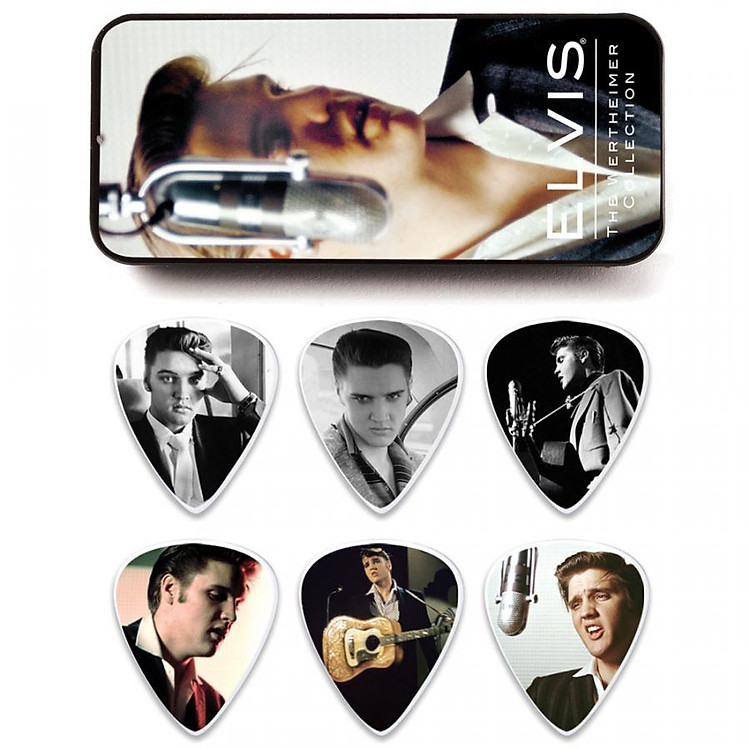 Bộ pick gảy đàn Dunlop hình Elvis Presley EPPT03