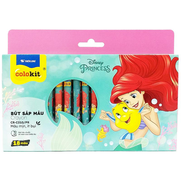 Hộp 18 Bút Sáp Màu Colorkit CR-C010/PR - Ảnh 3