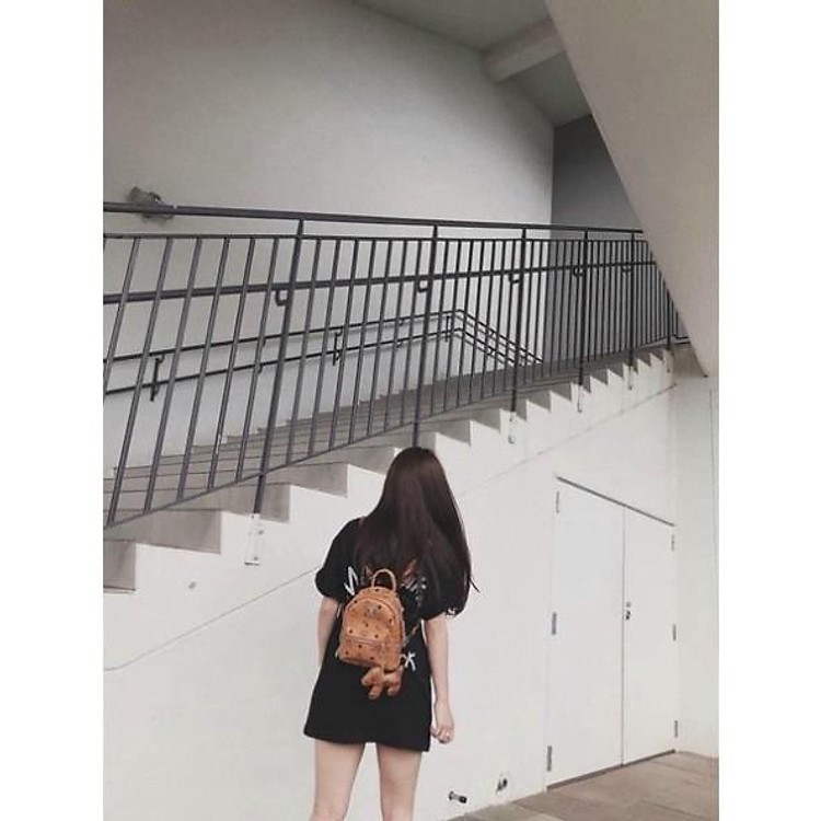 BALO MCM KÈM MÓC GẤU