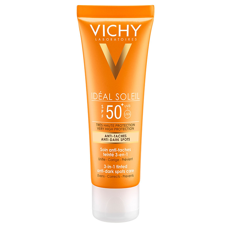 Kem Chống Nắng Ngăn Sạm Da, Giảm Thâm Nám Vichy SPF50 Chống Tia UVA - 100791635