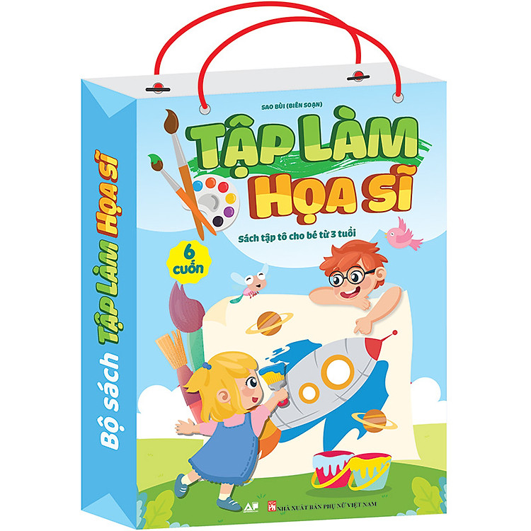 Sách Bộ Túi Tô Màu Cho Bé Tập Làm Họa Sĩ