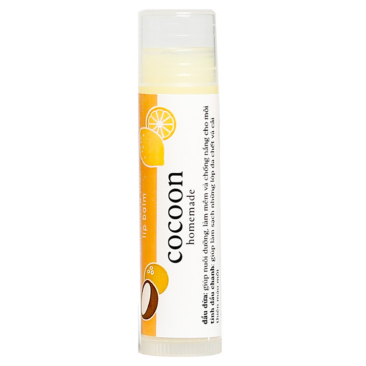 Son dưỡng môi lip balm Cocoon Dầu dừa + tinh chất chanh