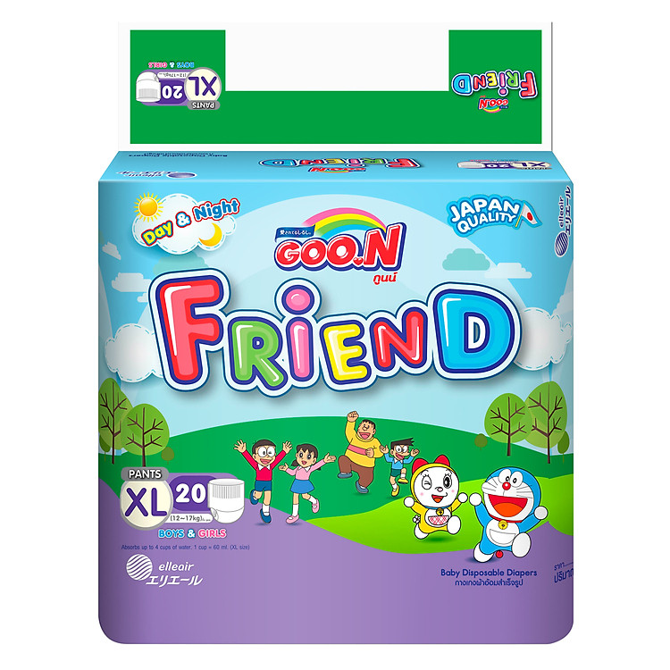Tã Quần Goo.n Friend Gói Đại XL20 (20 Miếng)