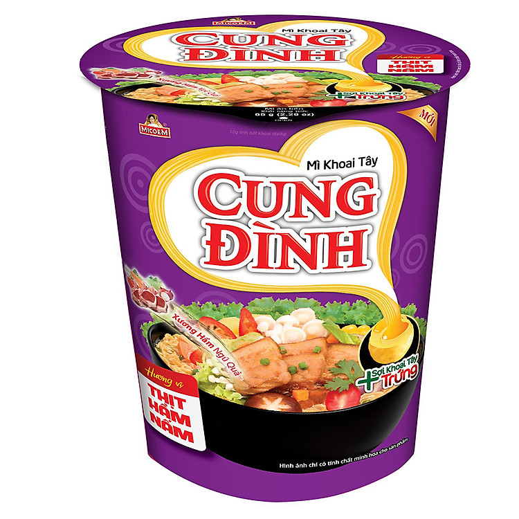 Ly Mì Khoai Tây Cung Đình Hương Vị Thịt Hầm Nấm