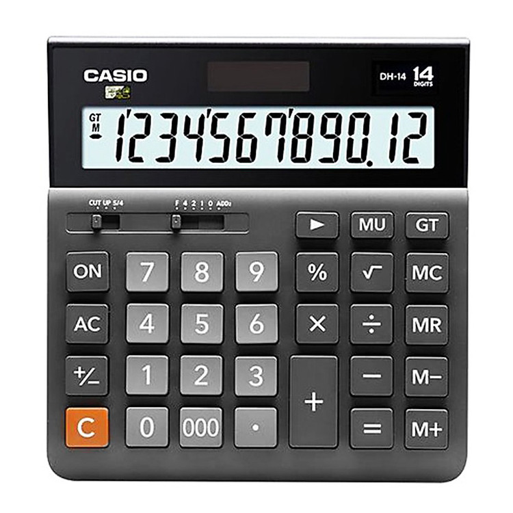 Máy Tính Để Bàn Casio DH-14-BK - Đen