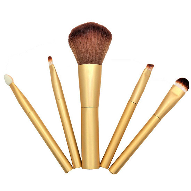 Bộ 5 Cọ Trang Điểm Golden Minigood Hàn Quốc DMCTB065