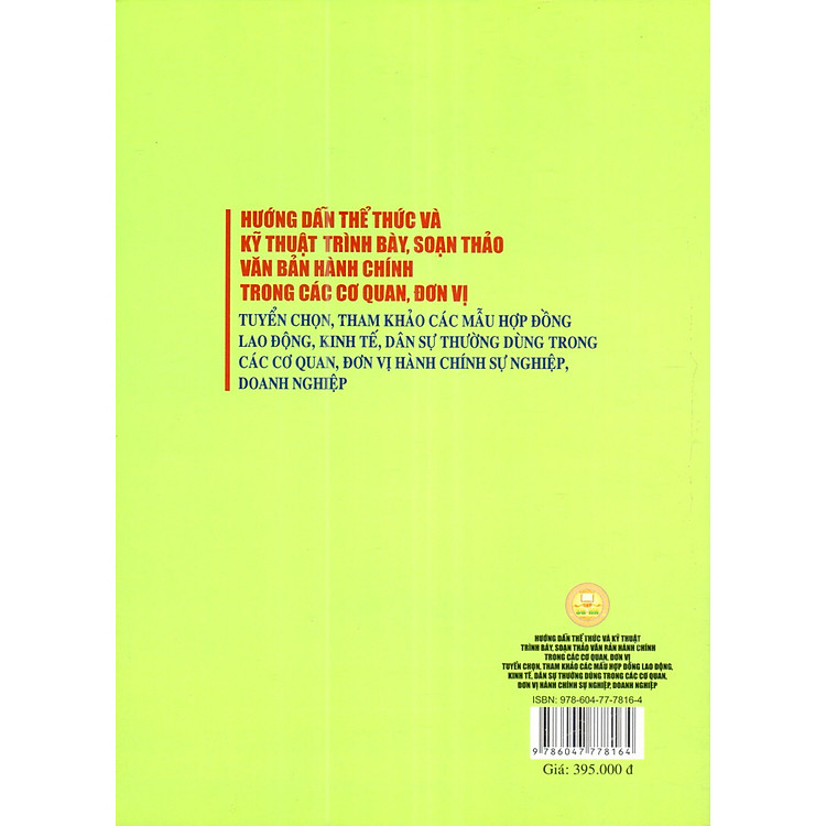 Hướng Dẫn Thể Thức Và Kỹ Thuật Trình Bày, Soạn Thảo Văn Bản Hành Chính - Ảnh 2