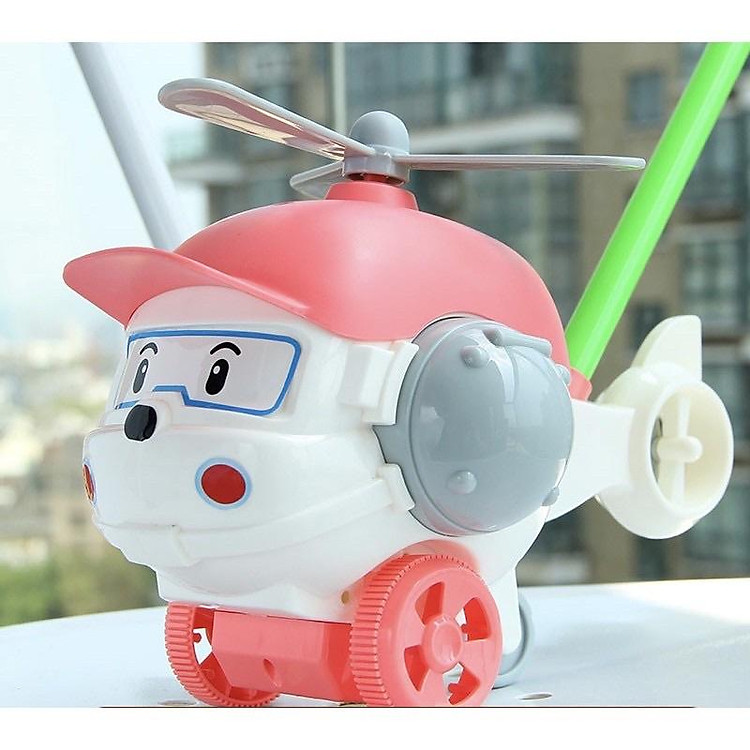 Đồ Chơi Xe Đẩy Poli Cho Bé - Hồng Chính hãng Giá tốt - Hình ảnh 4