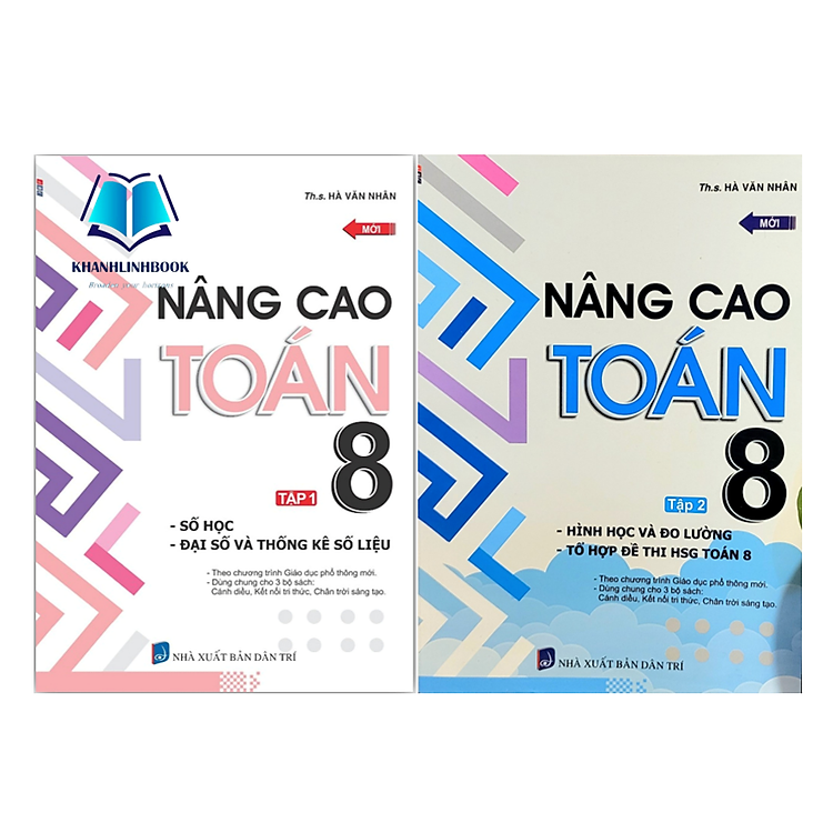 Combo Nâng Cao Toán 8 – Tập 1 + 2