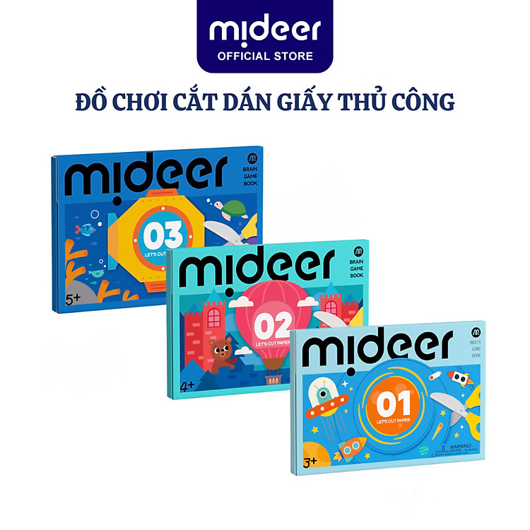 Mua tại Tiki: Mua Đồ Chơi Cắt Dán Giấy Thủ Công Mideer Chính hãng Tiết kiệm