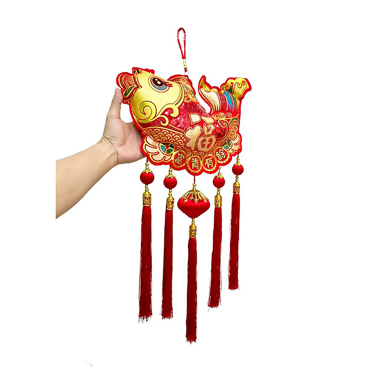Dây Treo Hình Cá Chép Đỏ Trang Trí Tết - Ảnh 6