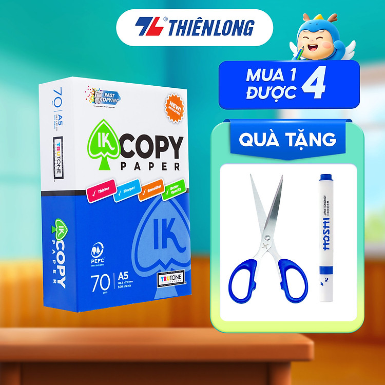 Giấy A5 70gsm IK Copy (500 tờ)