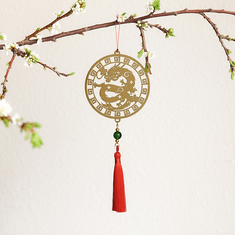 Dây treo trang trí Tết Khai Lộc Hoàng Kim (6 chiếc) - Ảnh 3