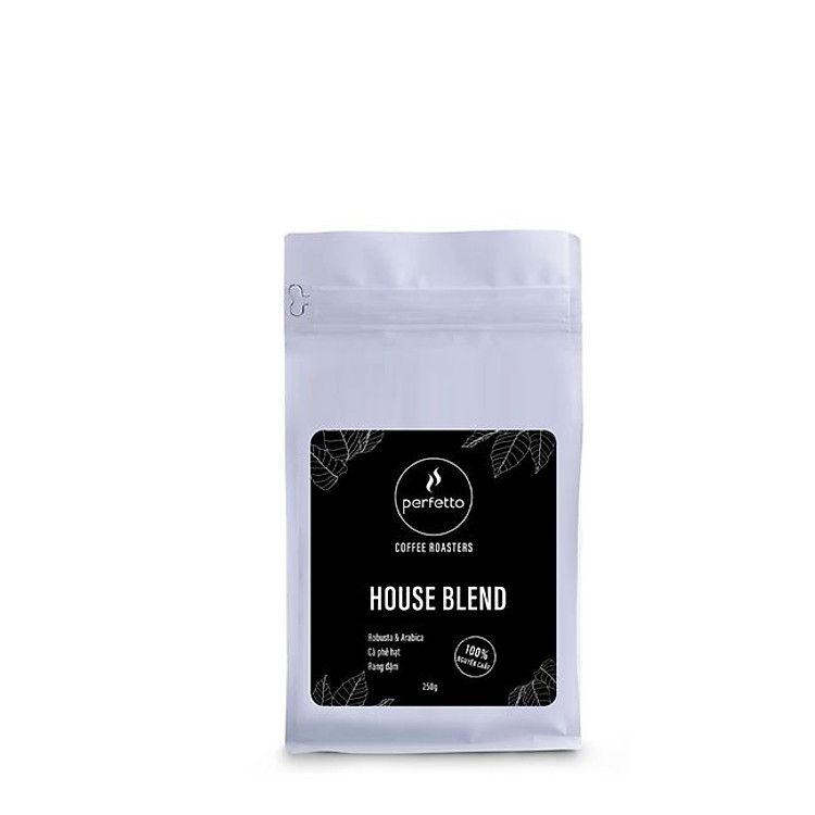 Cà Phê Hạt Nguyên Chất Perfetto Delta Series & House Blend 250g (Classic / Intenso / Original / House Blend)