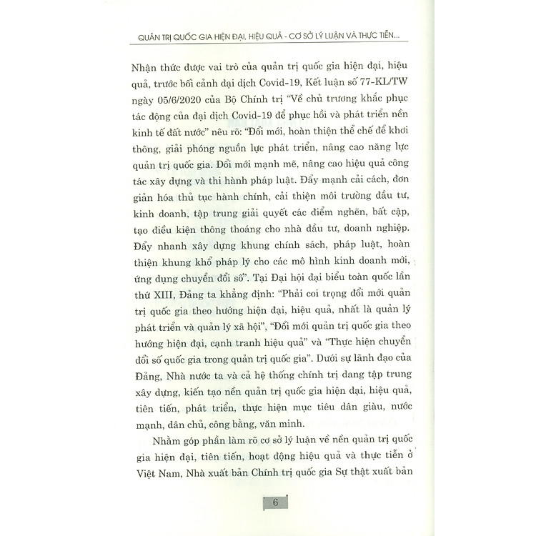 Quản Trị Quốc Gia Hiện Đại, Hiệu Quả - Cơ Sở Lý Luận Và Thực Tiễn Ở Việt Nam Hiện Nay - Ảnh 3
