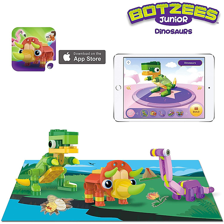 Đồ Chơi Giáo Dục Botzees Junior - Dino Chính hãng Giá tốt - Hình ảnh 4
