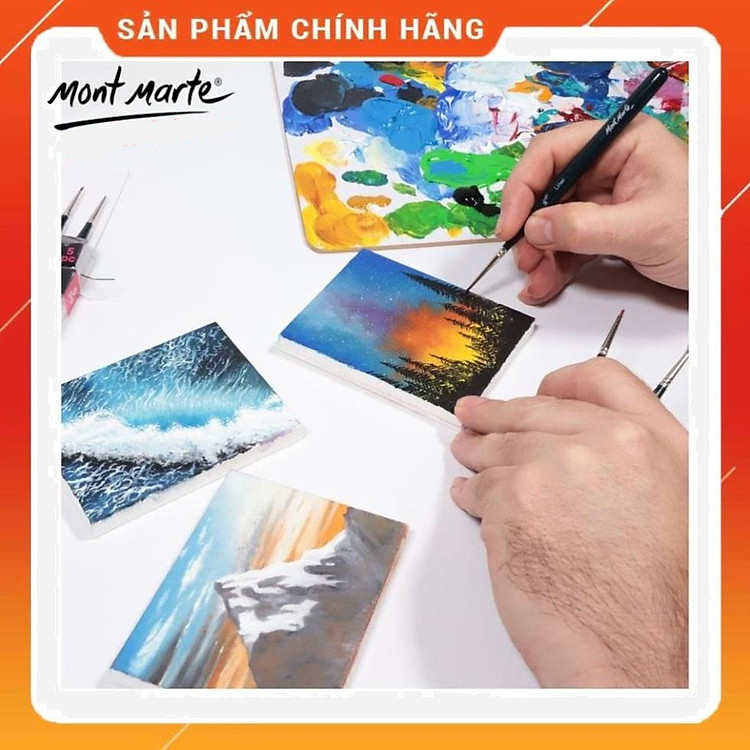 Bộ Cọ Mini Detail Mont Marte (5 chiếc) - Ảnh 2