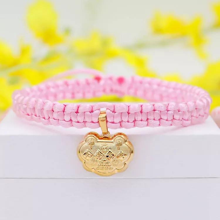 Vòng cổ thần tài - màu hồng