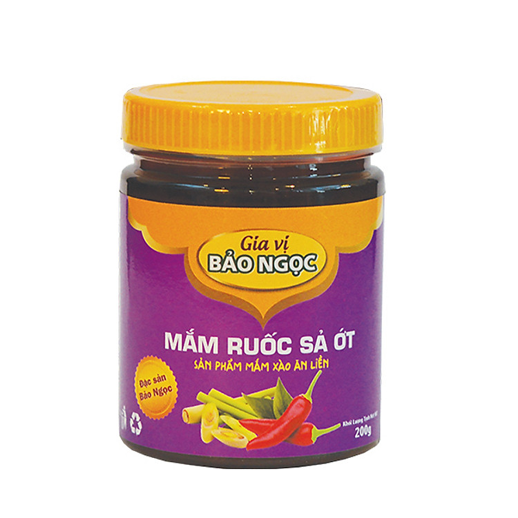 Mắm ruốc sả ớt hũ 200g