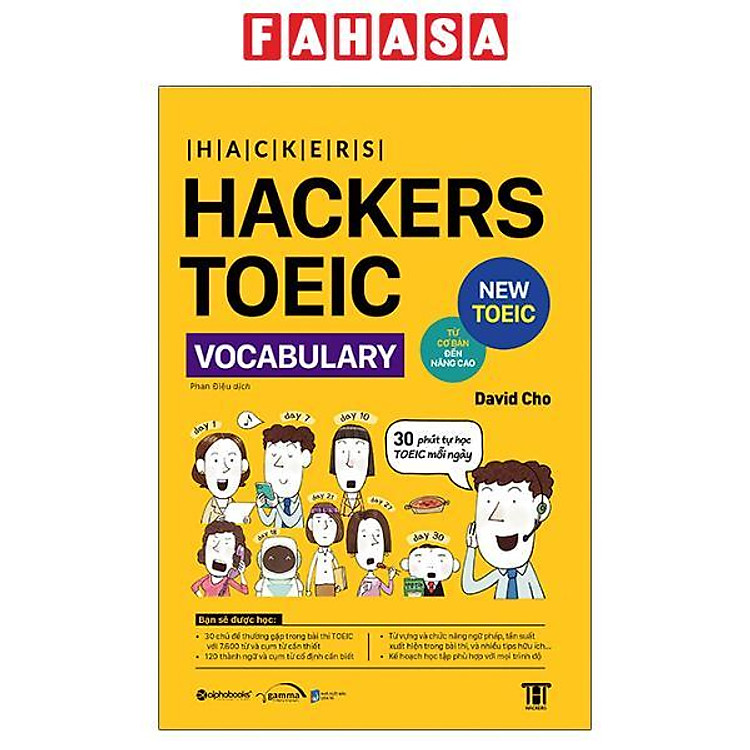 Sách - Sách Hackers Toeic Start - 30 Phút Tự Học Toeic Mỗi Ngày - Listening, Reading, Vocabulary (Trọn Bộ)