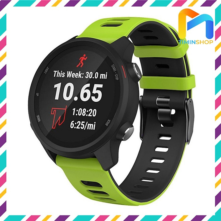 Dây đeo cho Garmin Forerunner 570/ 165/ 55/ 245/ 255/ 645/ Venu 2/ SQ 2/ SQ/ Vivoactive 5/ 4/ 3 (DG)