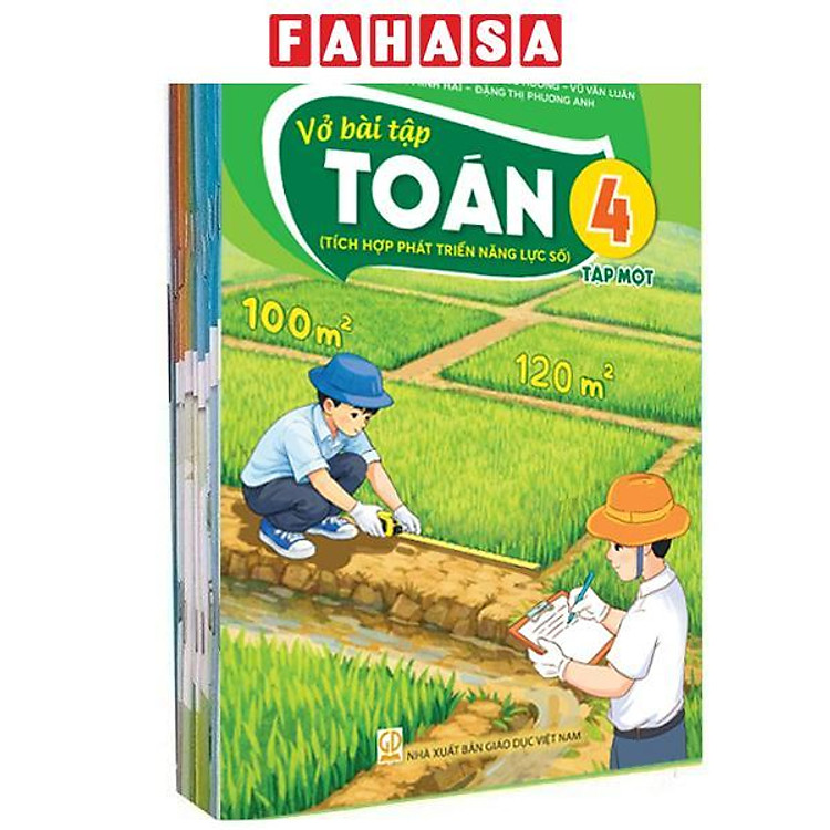 Sách - Sách Giáo Khoa Bộ Lớp 4 - Tích Hợp Phát Triển Năng Lực Số - Sách Bài Tập (Bộ 12 Cuốn) (Phiên Bản 2026)