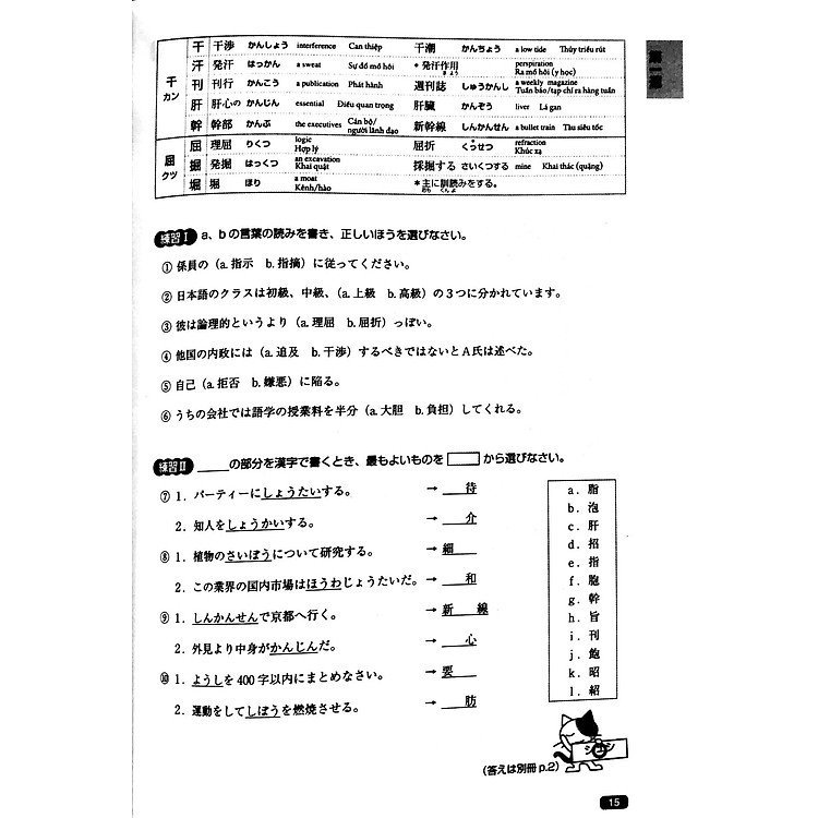 Luyện Thi Năng Lực Nhật Ngữ N1 - Hán Tự - Ảnh 2