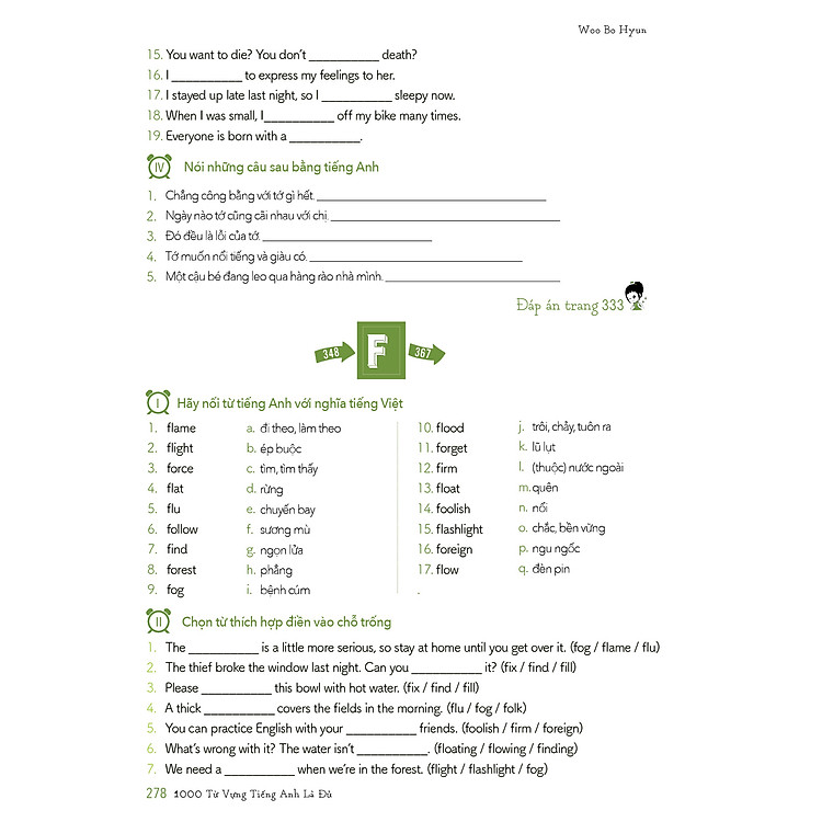 Từ Vựng và Giao Tiếp Tiếng Anh - Ảnh 9