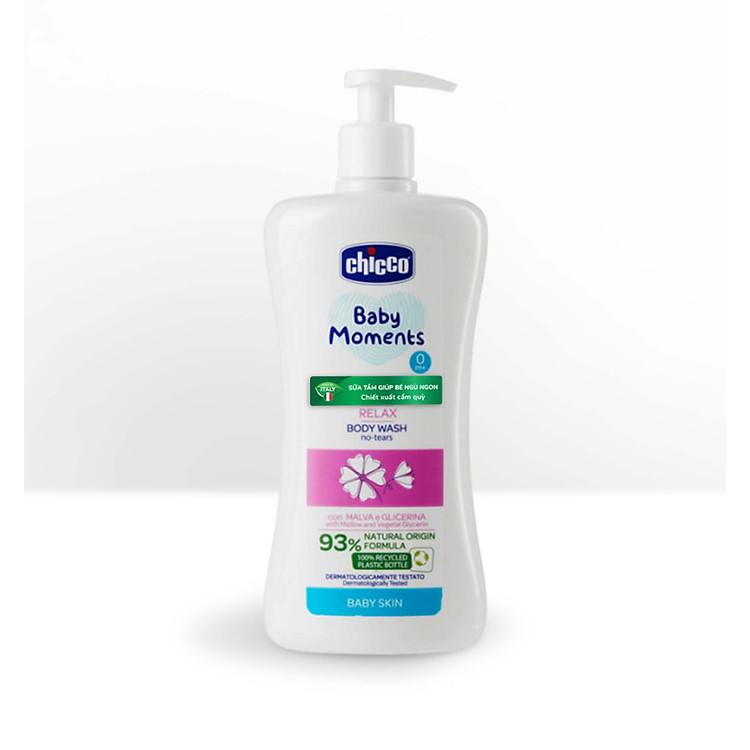 Mua Sữa tắm Chicco 0M+ 500ml cho bé Chính hãng Tiết kiệm - Hình ảnh 2
